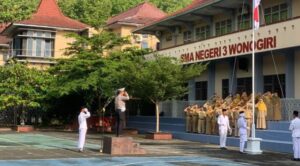 Ajak Pelajar Tertib Berlalu Lintas, Polres Wonogiri Sosialisasi di Sekolah
