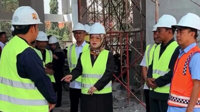 Bupati Sukoharjo Tinjau Pembangunan Gedung Pertemuan Denokan