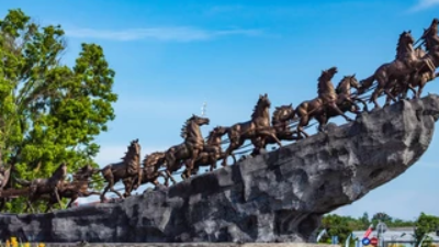 Sejarah Patung kuda berjajar di Boyolali sebagai simbol kemenangan