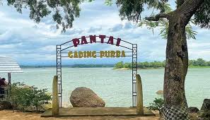 Pantai Gading Purba di Wonogiri semakin viral.