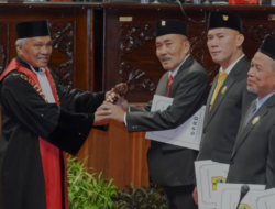 Empat Pimpinan DPRD Sragen Masa Jabatan 2024-2029 Resmi Dilantik, Ketua Berharap Dukungan
