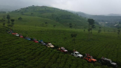 Destinasi wisata Karanganyar salah satunya Kebun Teh Kemuning