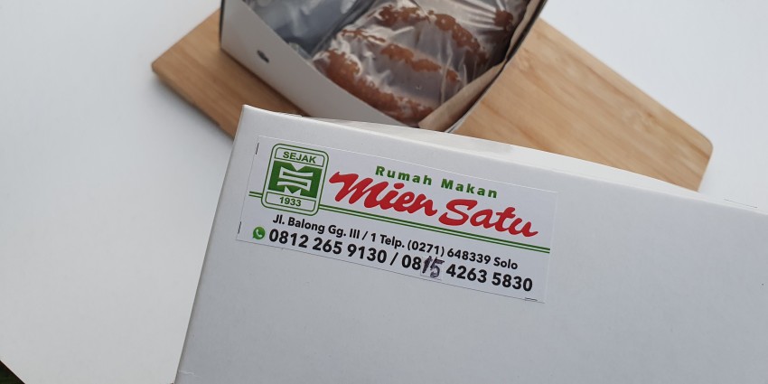 Rumah Makan Mien Satu merupakan destinasi kuliner wajib bagi penikmat mie yang ada di Solo.