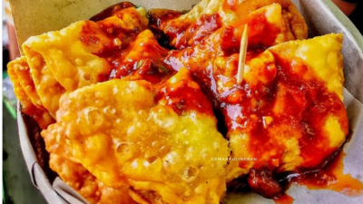 Martabak korea kuliner gerobakan yang lagi viral di Solo