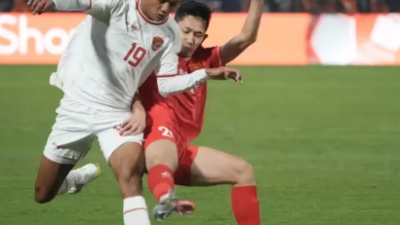 Vietnam menang tipis 1 - 0 saat melawan Timnas Indonesia