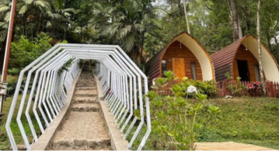 Destinasi glamping ada Tawang mangu wonder park