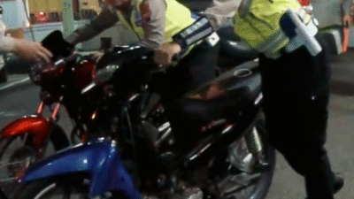Polisi Mengamankan Puluhan Motor