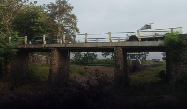Kondisi Jembatan Kedung Teropong di Sragen