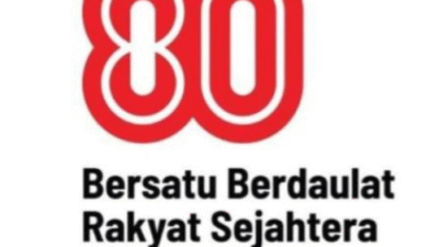 Logo HUT RI ke-80