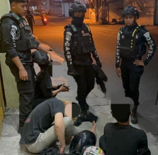 Polisi Mengamankan 6 Anggota Perguruan Silat