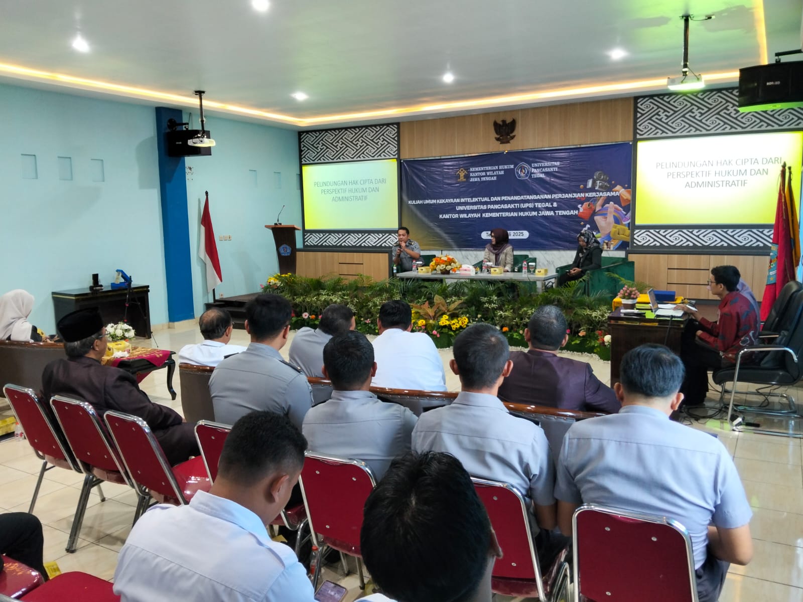 FH UPS Gelar Kuliah Umum dan Penandatanganan Kerjasama