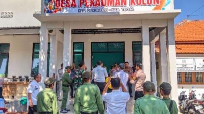 Gedung Olahraga Desa Pekauman Kulon Diresmikan