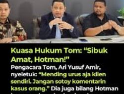 Kubu Tom Lembong dan Kejagung Kompak Sentil Hotman Paris