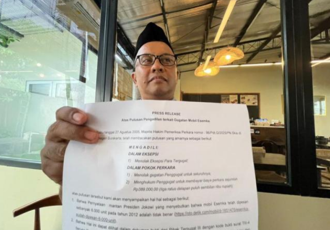 Kekecewaan Dari Penggugat Esemka