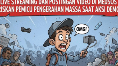 Konten Sosmed Menyulut Kerusuhan, Pakar Undip Menguraikan Alasan TV Memilih Meredam Aksi Kekerasan
