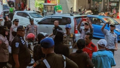 Operasi bersama jukir di Solo