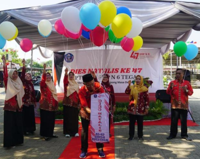 Perayaan ulang tahun ke-47 SMP Negeri 6 Tegal