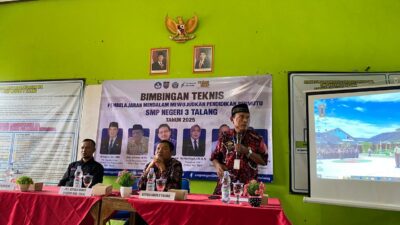 SMP Negeri 3 Talang Gelar Bintek Untuk Mewujudkan Pendidikan yang Bermutu