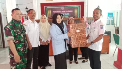 Pemdes Kaligayam Sangat Terbantu, Adanya Siswa PKL dari SMK NU Maarif Talang