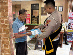 Satlantas Polres Tegal Laksanakan Program Polantas Menyapa, Sosialisasikan Aplikasi SIGNAL ke Masyarakat