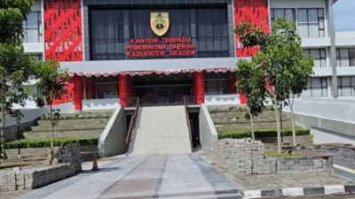 Prasasti Peresmian Kantor Pemkab Terpadu Sragen Hilang, Dianggap Menghalangi Pemandangan