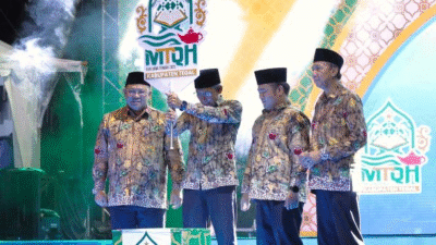 Meski DiGuyur Hujan Pembukaan MTQH
