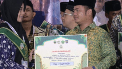 Mantab! Kafilah Kabupaten Tegal Raih 8 Penghargaan MTQH Jawa Tengah 2025