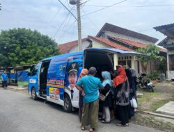 Satlantas Polres Tegal Hadirkan Layanan Samsat Keliling Dalam Program” Tilik Desa” Bupati Tegal