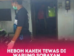 Kakek 70 Tahun Asal Klaten Meninggal Usai Pesan Teh Panas