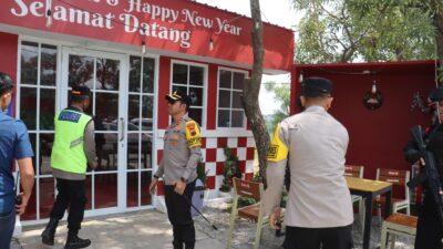 Kapolres Tegal Lakukan Pengecekan Pos PAM dan Pengamanan Nataru 2025