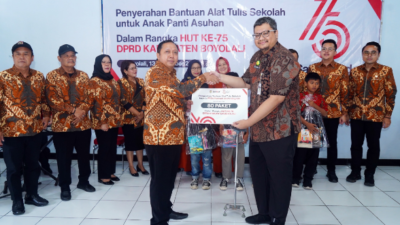 HUT Ke-75 DPRD Boyolali Berikan Bantuan