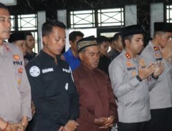 Kapolres Tegal Gelar Sholat Ghaib Untuk Korban Bencana Alam di Sumatra