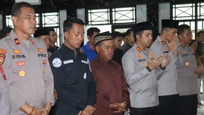 Kapolres Tegal Gelar Sholat Ghaib