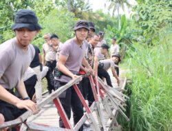 Pemkab dan Polres Wonogiri Percepat Renovasi Jembatan Dungtemu