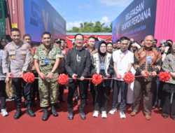 Bupati Sukoharjo Lepas Ekspor Perdana PT Sepatu Agung Nusantara Kartasura