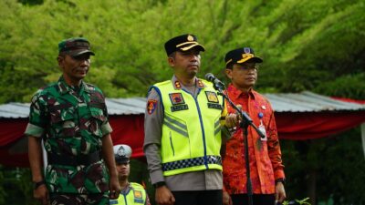 Siap Amankan Natal 2025 dan Tahun Baru 2026, Polres Tegal Gelar Apel Pasukan Operasi Lilin Candi 2025