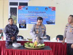 Kapolres Tegal Gelar Tasyakuran Sederhana HUT Polairud ke – 75 di Pantai Larangan