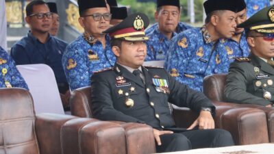 Wujud Sinergitas Polri dengan Pemerintah, Kapolres Tegal Hadiri Upacara HUT Ke-54 Korpri