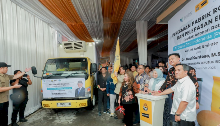 Mendag RI Resmikan Pabrik Roti Ropi