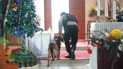 Siap Amankan Misa Natal