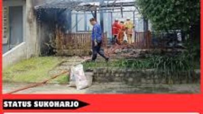 Homestay Bergaya Joglo di Sukoharjo Hangus Terbakar, Diduga Korsleting Listrik